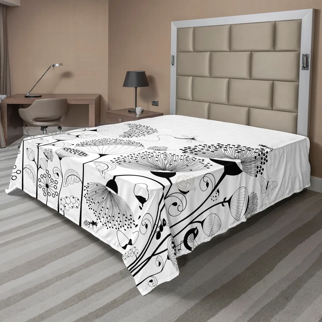 Lenzuolo Con Angoli ABAKUHAUS 90x190 Cm – Morbido Tessuto Microfibra Con Fantasia USA – Corallo Scuro E Bianco