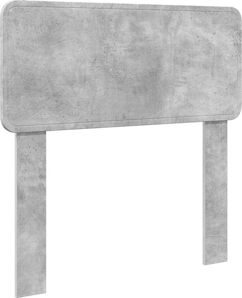 Kopfteil Beton Grau Holzwerkstoff