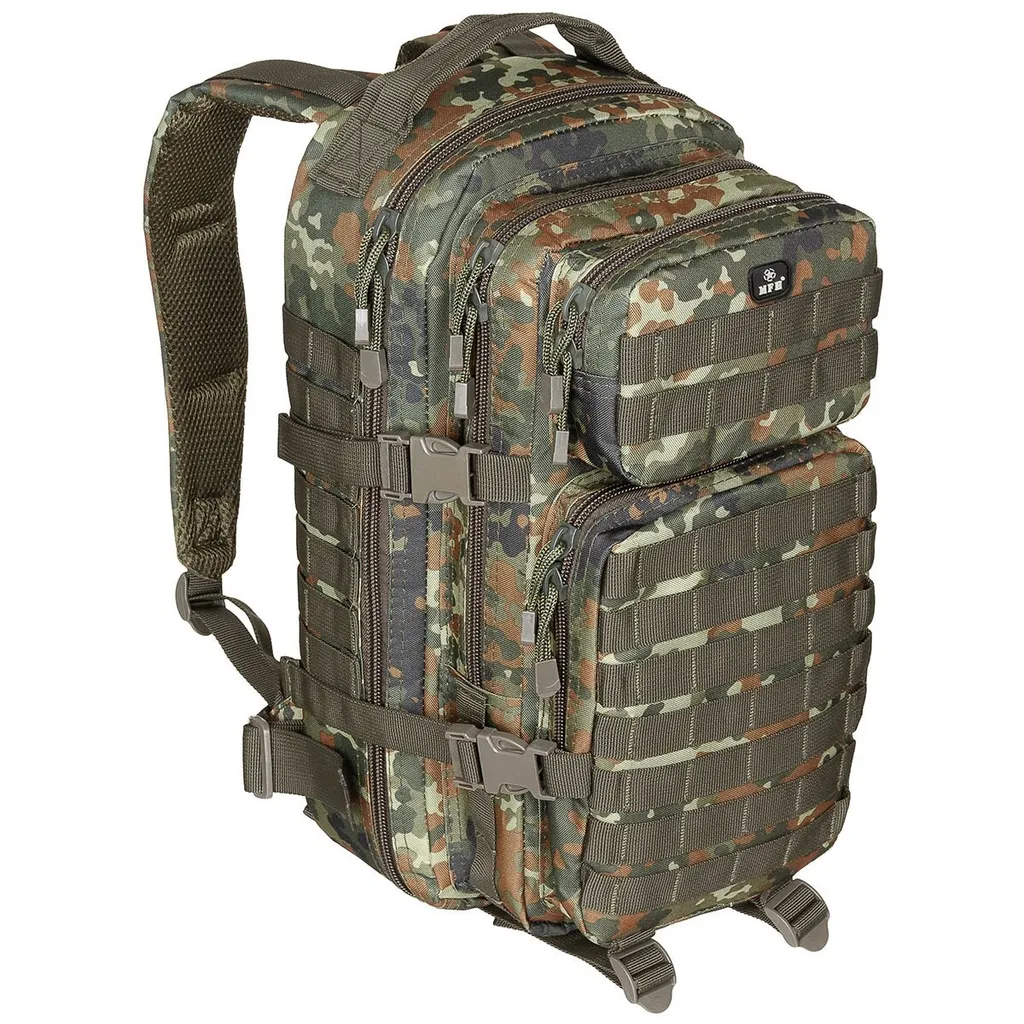Zaino Militare Flecktarn 20 Litri - Robusto, Compatto e Indistruttibile