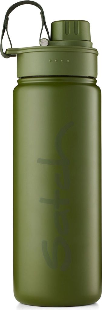 Satch Thermo Edelstahl-Trinkflasche olive steel Produktbild 