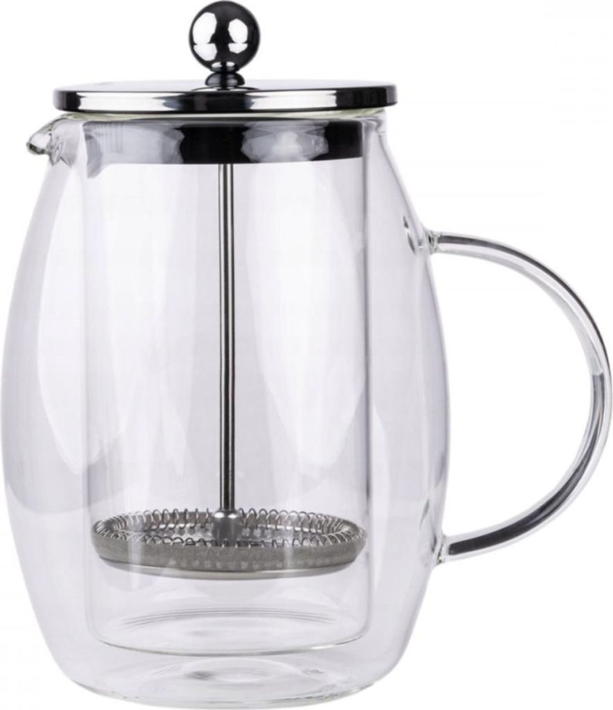 Kolbenpresse Glasfass Kaffee- und Teezubereiter 1l Produktbild 