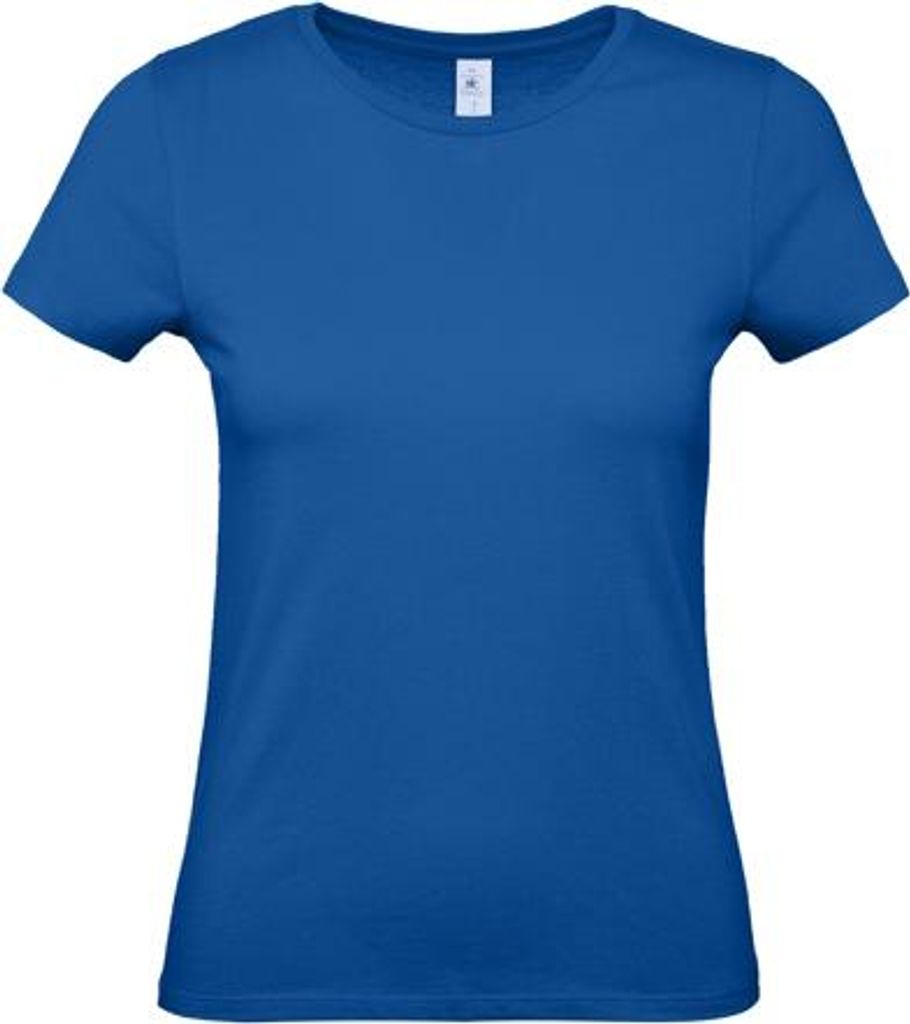 Damen-T-Shirt, Kurzarm - B&C #E150/W - royal blue - Größe M