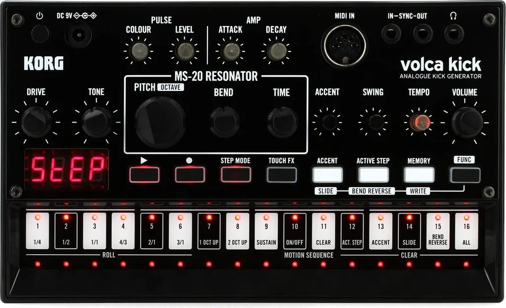 Korg Volca Kick Solution de Création de Rythmes Techno et House Live