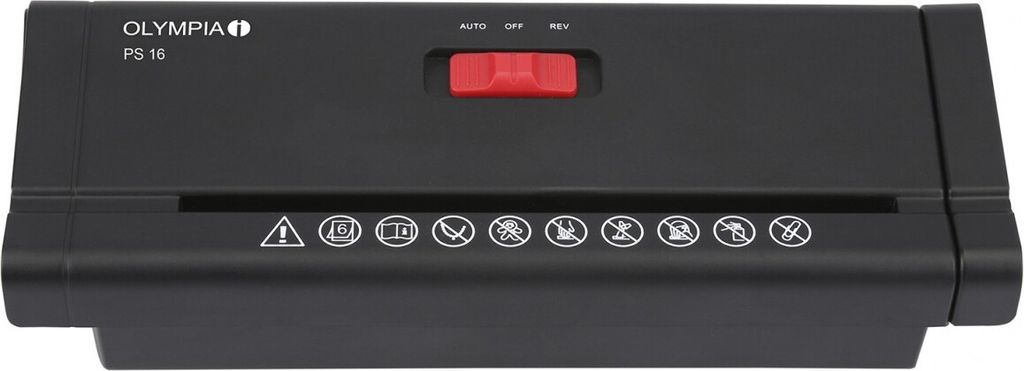 Olympia PS 16 Aktenvernichter schwarz Produktbild 