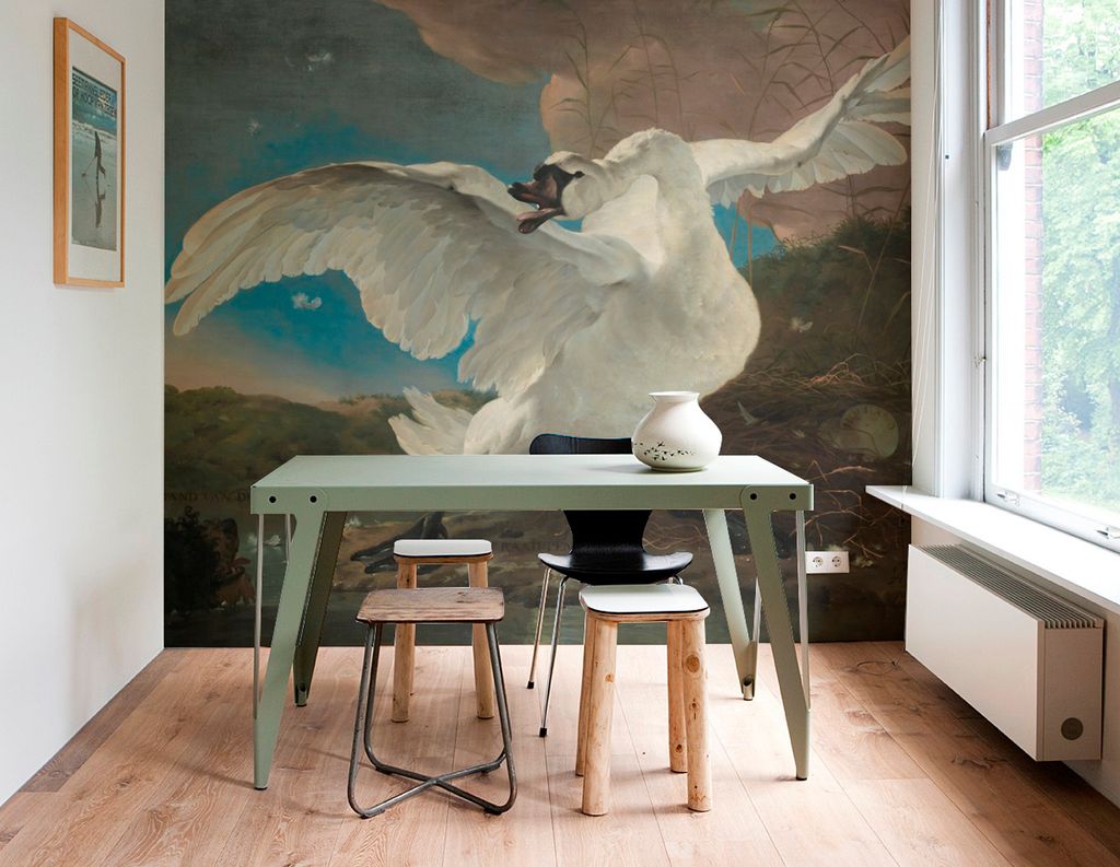 Coloray Fototapete 208x146 cm Vlies-Fototapete - Pompous Swan.