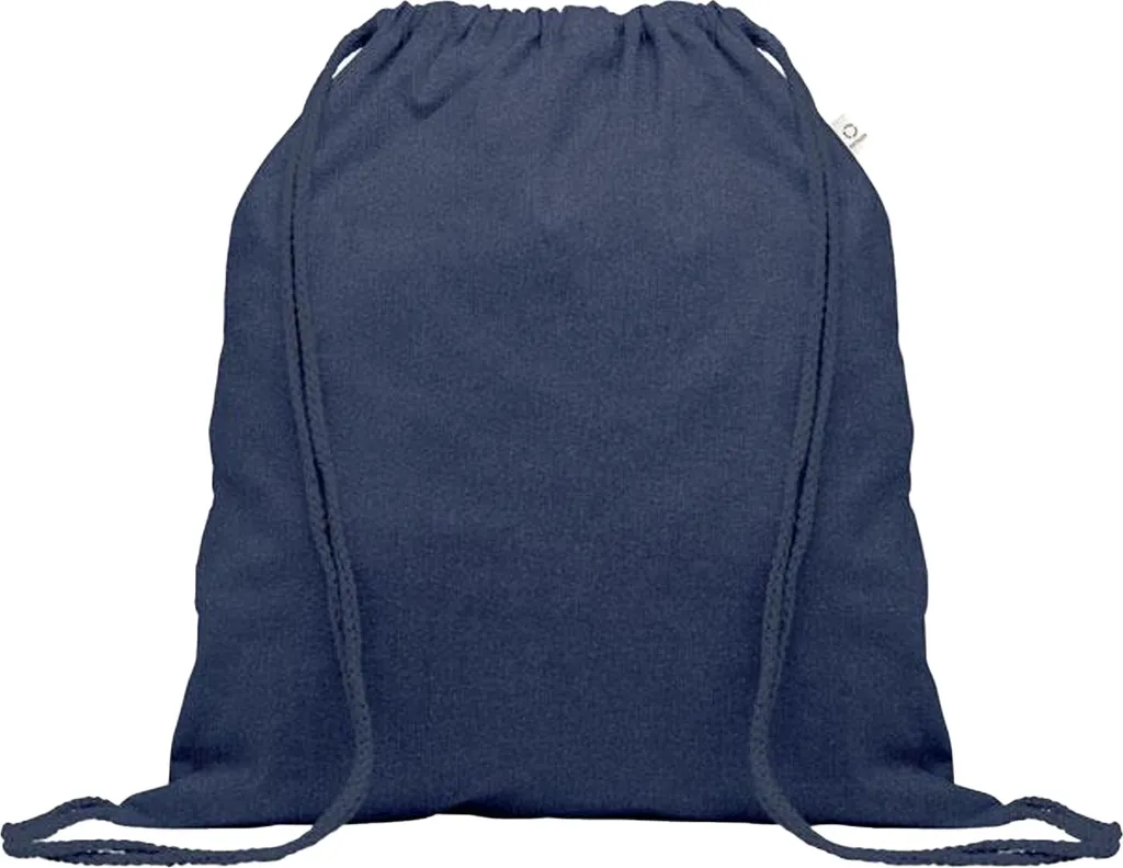 MidOcean MO625 Borsa Drawstring Blu: Cotone Riciclato per l'Università
