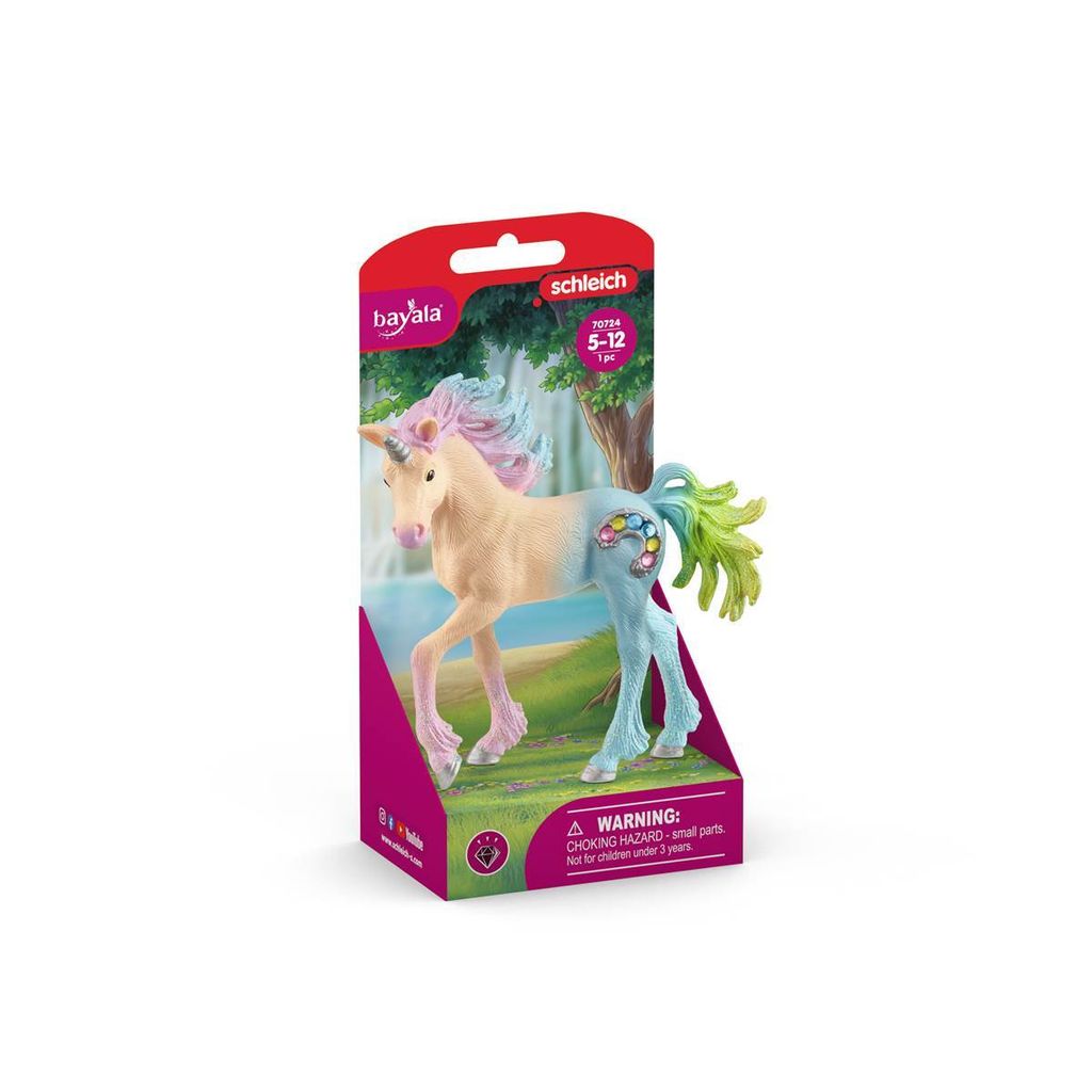 Schleich Bayala - Puledro Unicorno Mandala - Figura Giocattolo Per Bambini 5-12 Anni - Regalo Magico
