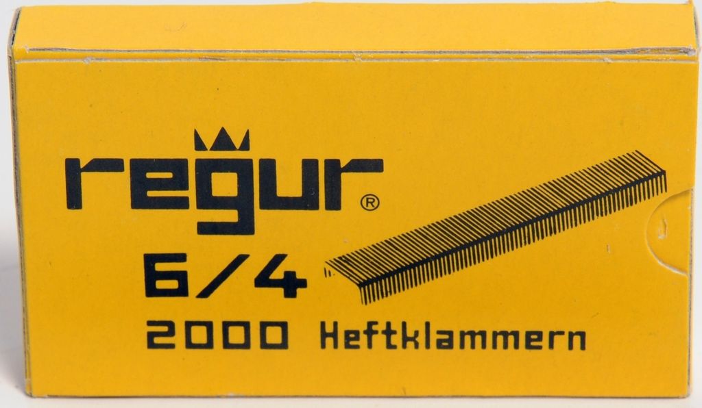 Heftklammern Regur 6/4 VE=2000 Stück Produktbild 