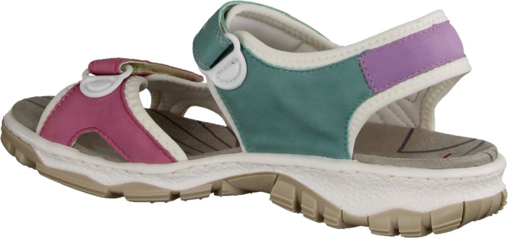 Rieker Damen Sandale bunt Trekking Outdoor gepolstert Produktbild 56