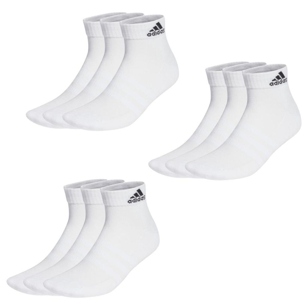 adidas Cushioned Sportswear Ankle, Quarter Socken, 9 Paar, Produktbild 