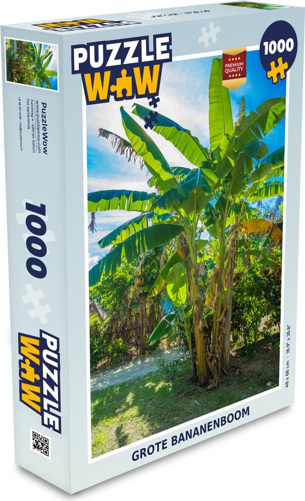 MuchoWow Puzzle 1000 Teile Bananenstaude - Sonne - Sommer - Spielzeug - Alt und Jung - Spiele - Puzzeln