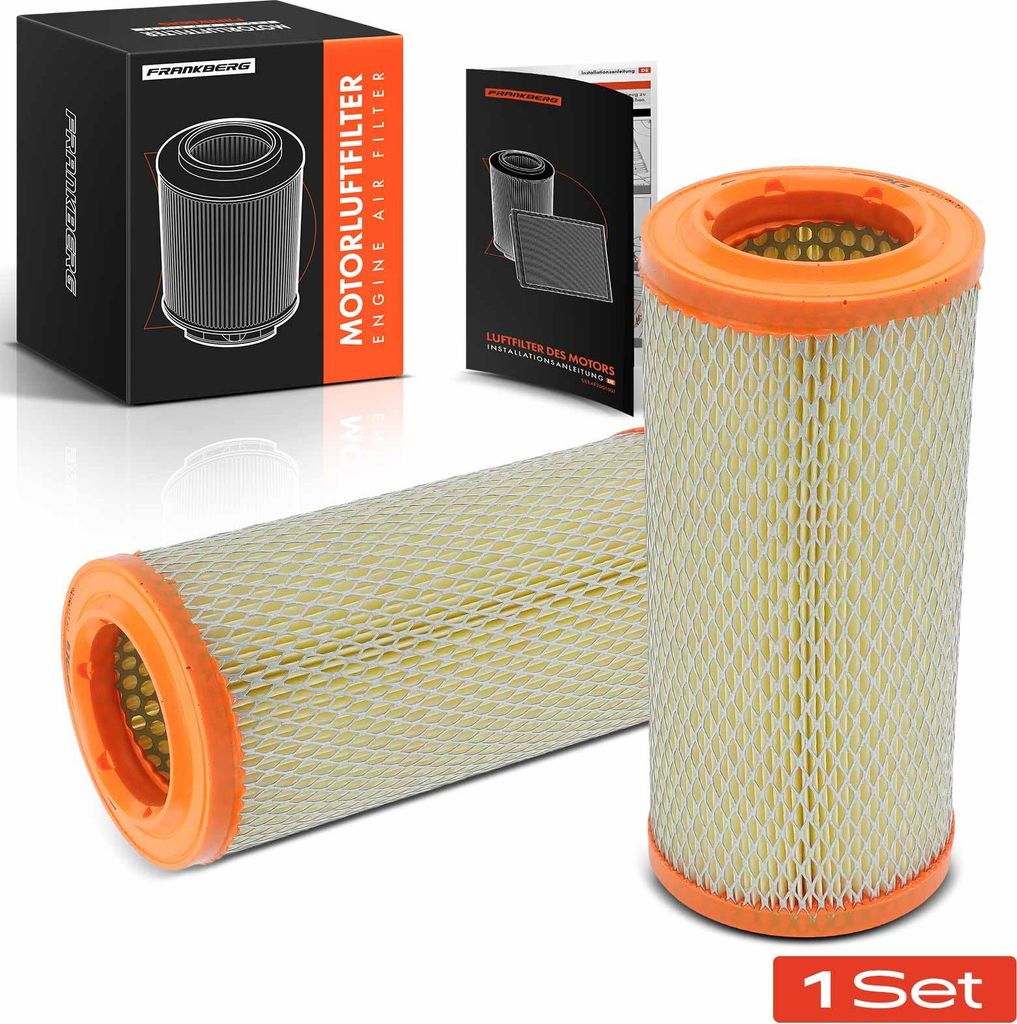 Frankberg 2x Luftfilter Filtereinsatz für VW Polo Lupo Audi A2 Seat Arosa 1.2 1.4 1.6 1.9