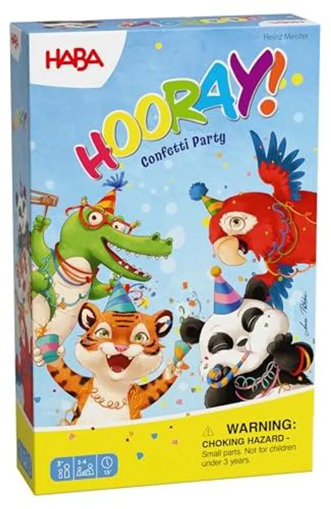 Jeu de société Haba Hurra ! Apprendre les couleurs et formes dès 2 ans