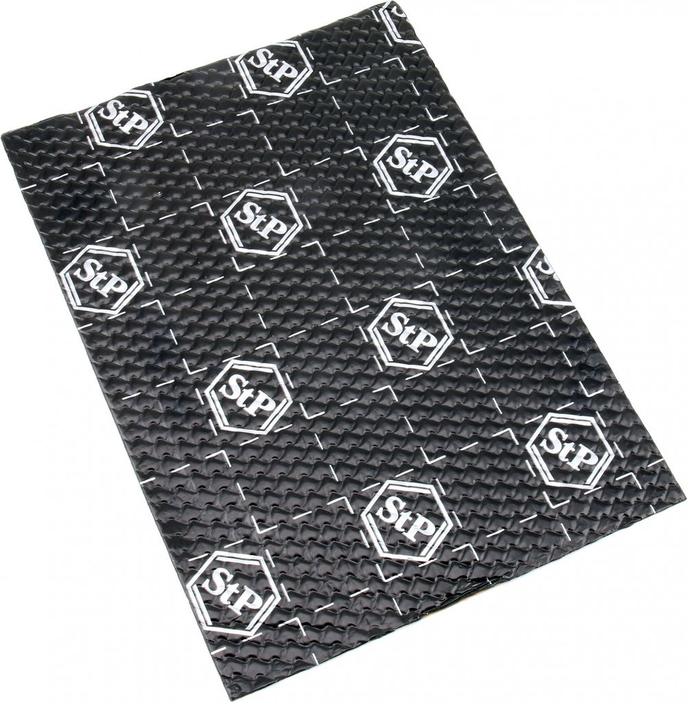 STP Black Gold - 750 x 500 x 2,3 mm | zelfklevende aluminium butyl matten