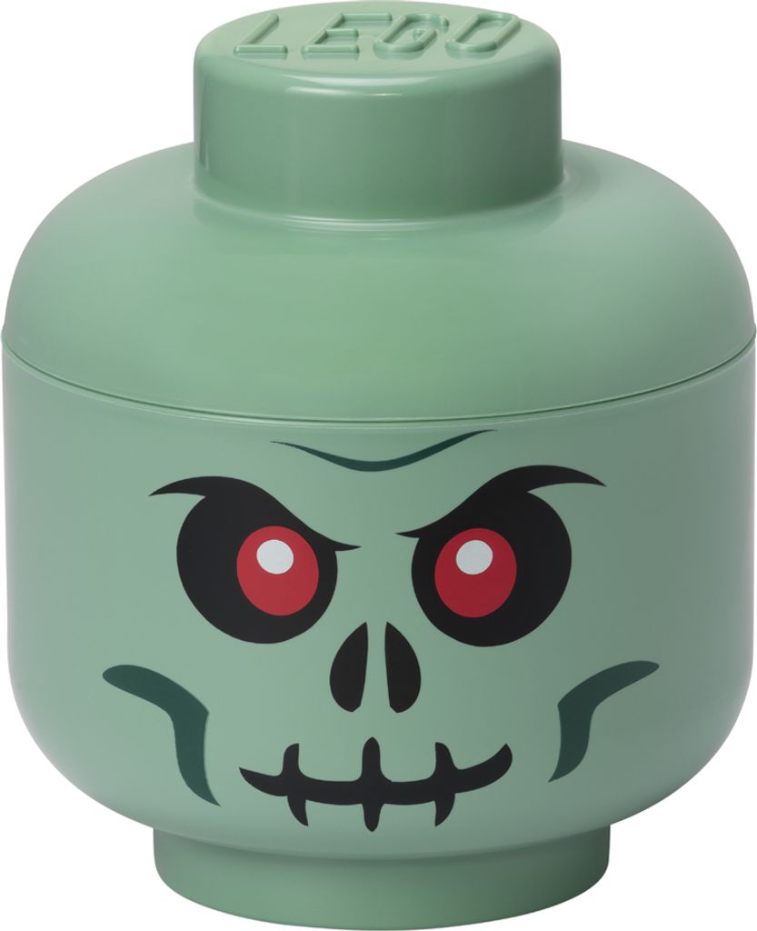 LEGO Mini-Aufbewahrungskopf STORAGE HEAD GREEN SKELETON 360 ml grün