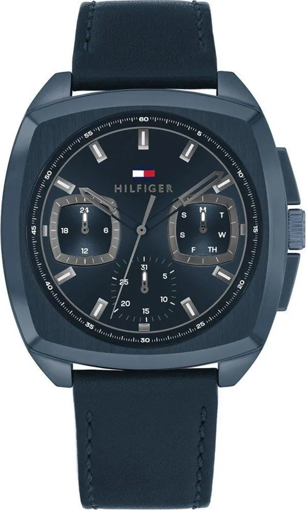 Orologio Tommy Hilfiger 1710558 Apollo | Multifunzione Blu Pelle