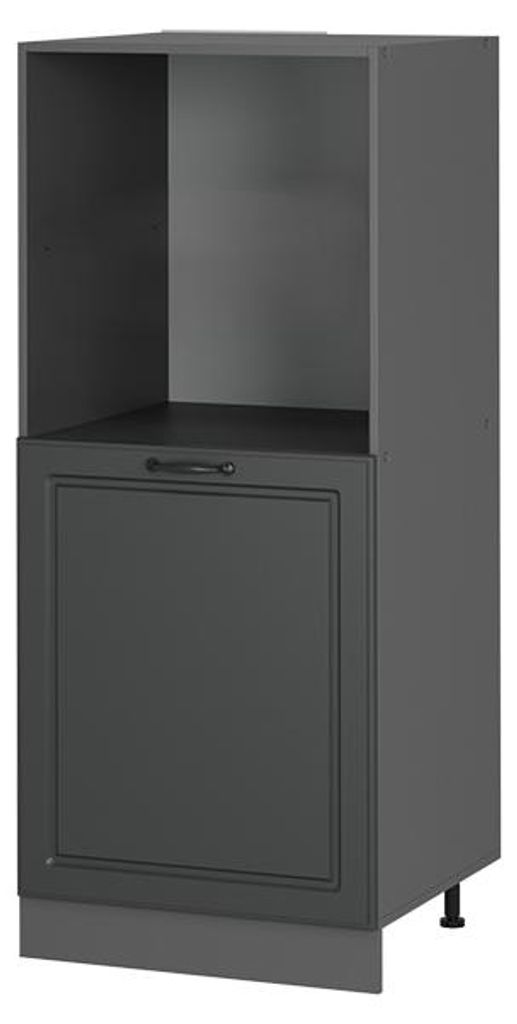 Herdumbauschrank Vicco R-Line Anthrazit Landhaus 60 cm, Produktbild 