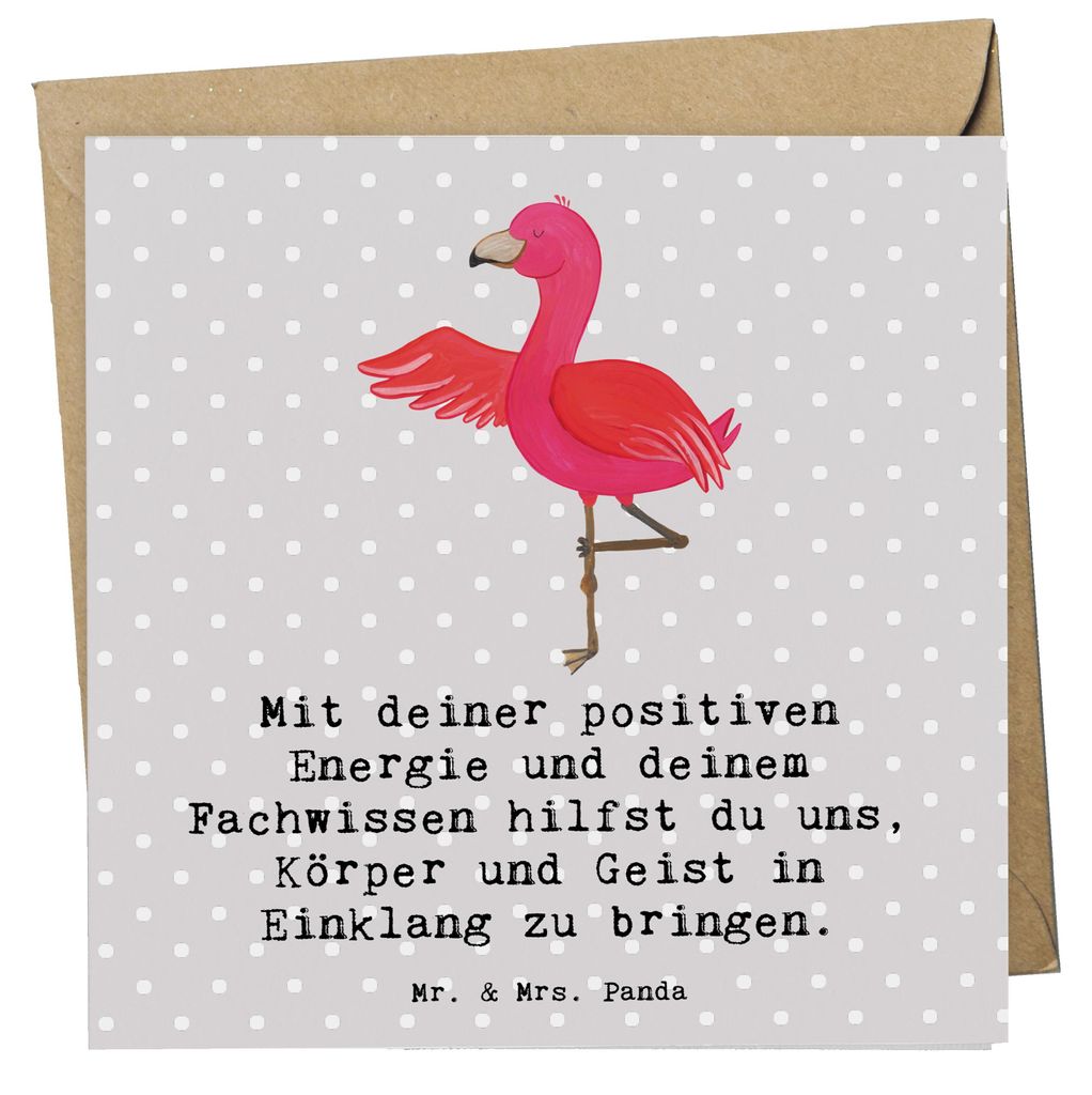 Mr. & Mrs. Panda Deluxe Karte Yoga Trainerin Harmonie - Produktbild 