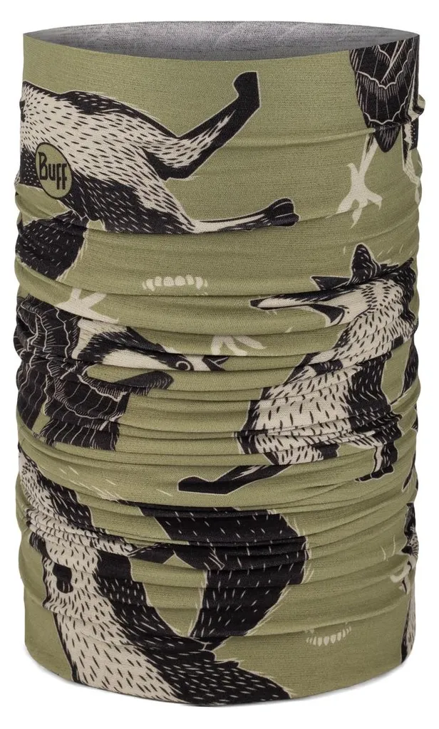 Tour de cou Buff CoolNet UV® Kaki idéal pour le trail et la randonnée été