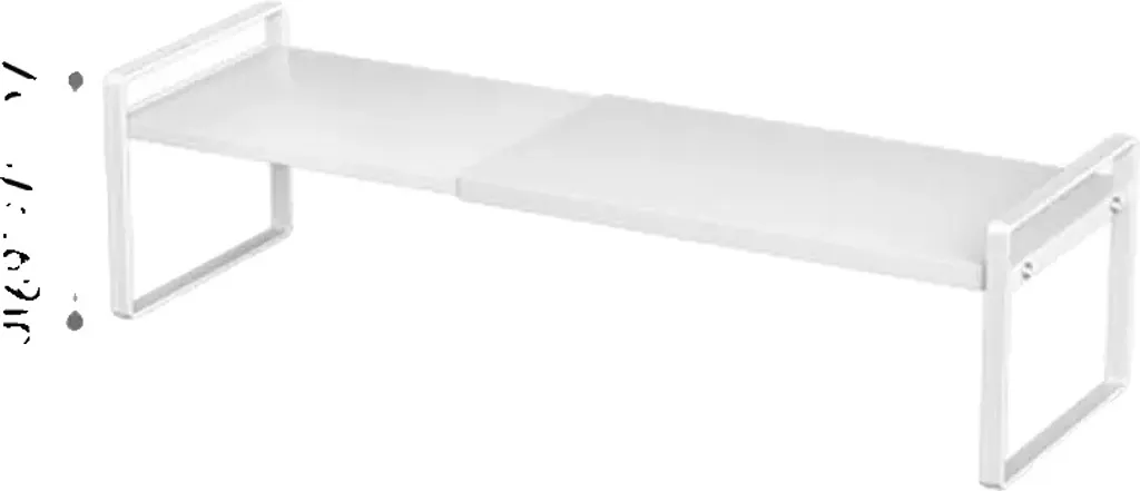 HOMCOM Fornetto Microonde Estensibile A 2 Livelli Con 3 Ganci In Metallo Nero 88108275