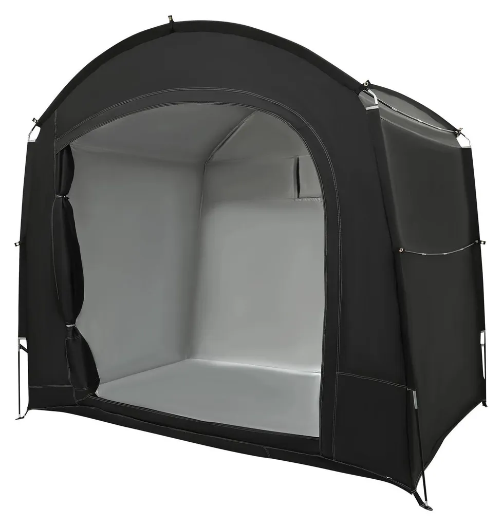 Tente de rangement pour vélos et motos imperméable en fibre de verre 200cm