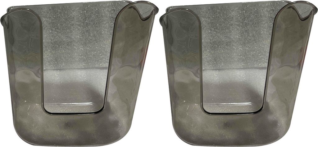 2 Stück Feuchttücherbox fürs Badezimmer, Wandmontage, transparent, wasserdicht, große Kapazität, rutschfest, Küchentücher-Organizer, Toilett...