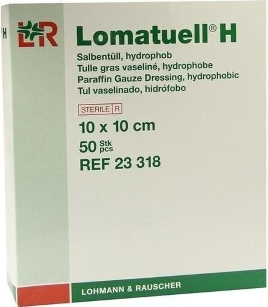 Lomatuell H Tyl oleoso sterile 10 x 10cm 50 pz Immagine del prodotto 