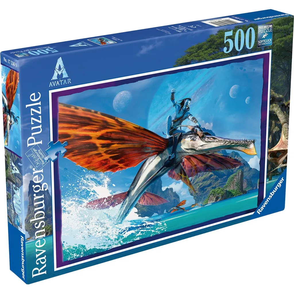 Puzzle 500 pièces Avatar 2 haute qualité Ravensburger 17536 Softclick