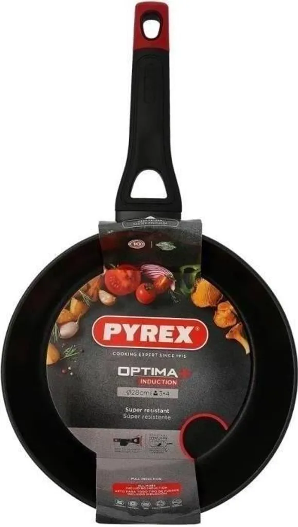 Pyrex Optima+ Padella 28cm Induzione Alluminio Forgiato Antiaderente