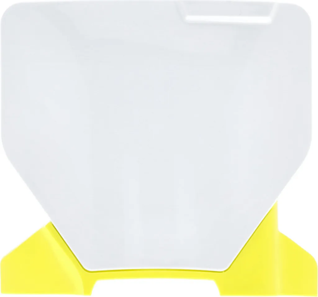 Plaque avant Acerbis haute résistance blanc jaune pour Husqvarna TC