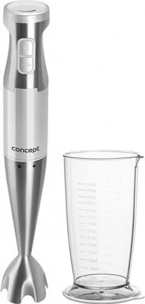 Mixeur plongeant idéal pour soupes et smoothies 1000W blanc TM4840