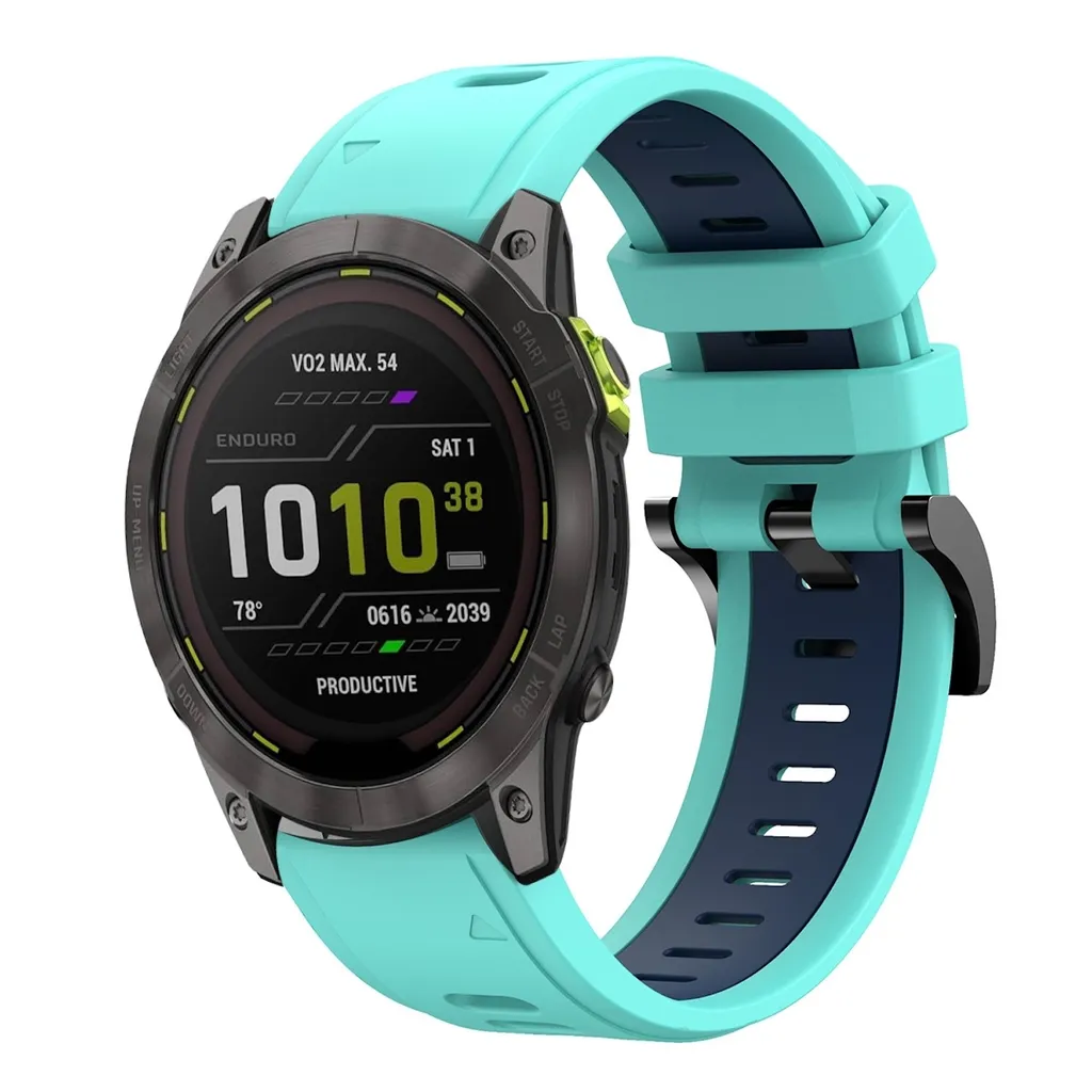 Per Garmin Enduro 2 26mm cinturino in acciaio inossidabile con guscio di tartaru