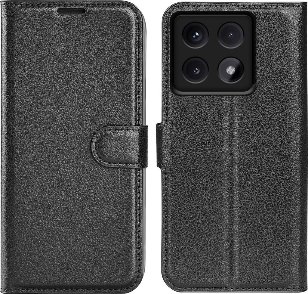 Xiaomi 14T Pro Hülle - Coverup Klapphülle - Schwarz Produktbild 