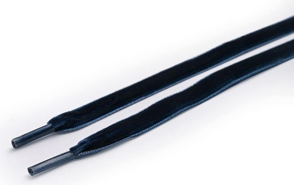 RINGELSPITZ - Samtsenkel flach - Dunkelblau - 90 cm Produktbild 