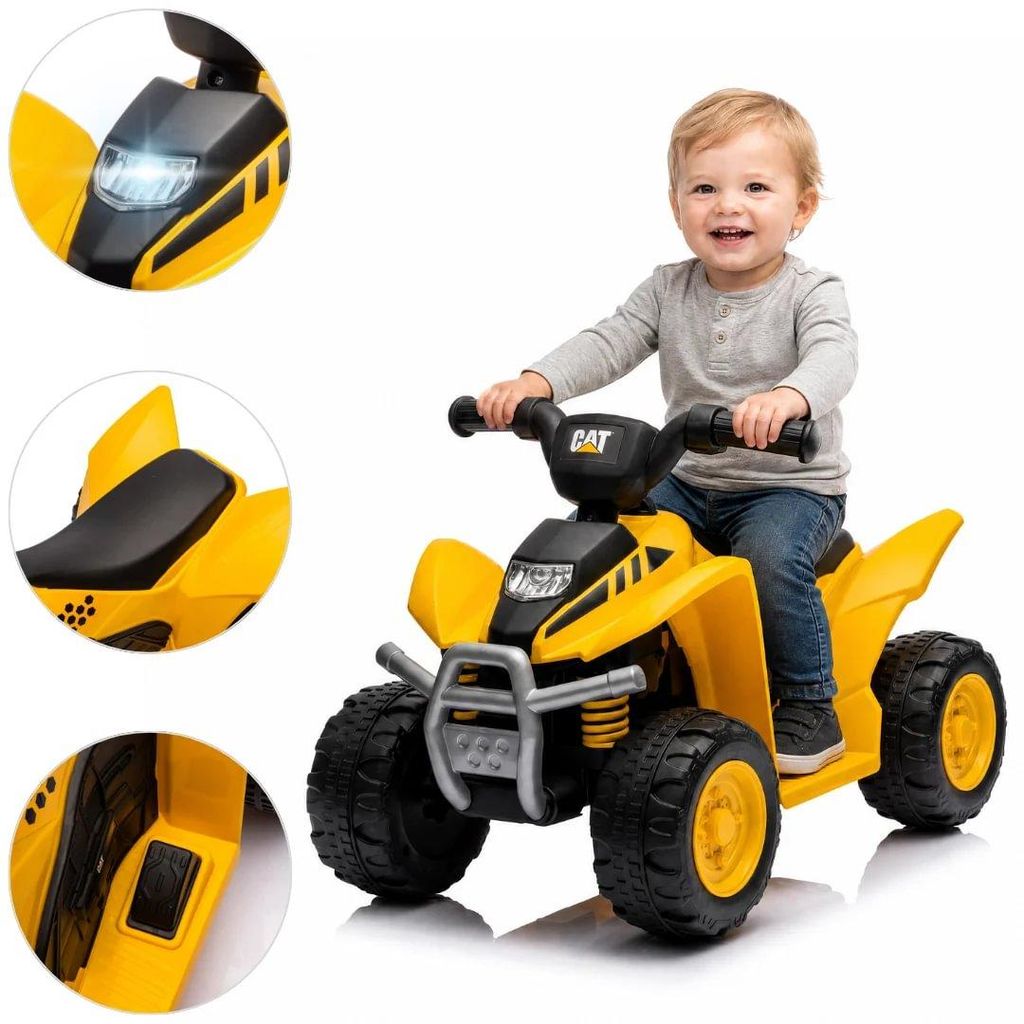 CAT Kinderquad eléctrico de 6V (1-3 años) – Licencia Imagen del producto 