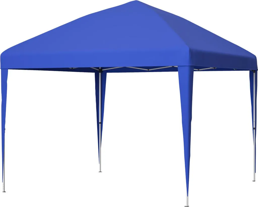 Tente de Réception 3x3m Pop-up à Hauteur Variable et Kit de Fixation - 10