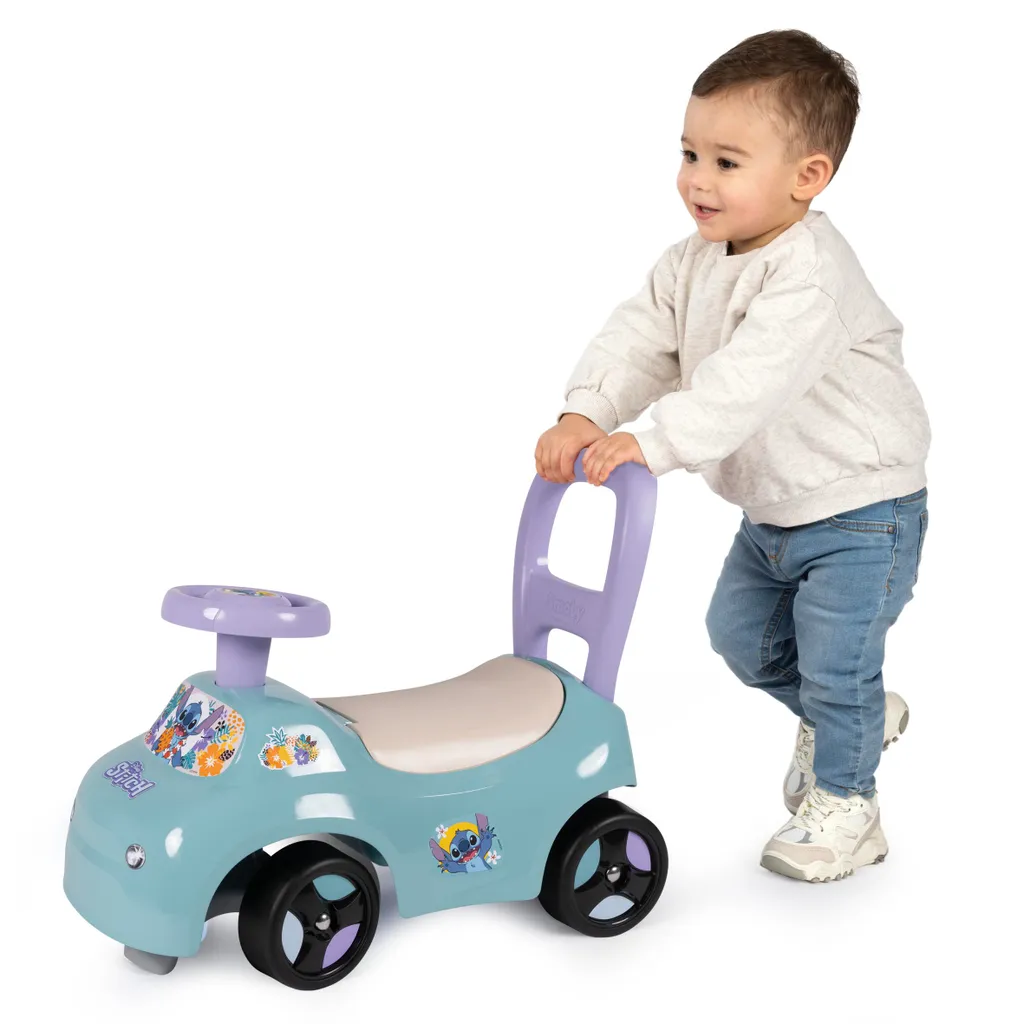 Smoby Stitch Trotteur 2-en-1 - Véhicule Stable Dès 10 Mois