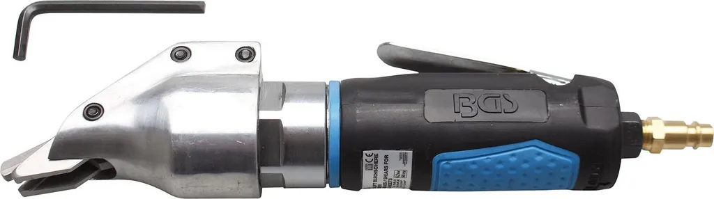 BGS 8956 Cisaille à tôle pneumatique robuste pour découpe de métal