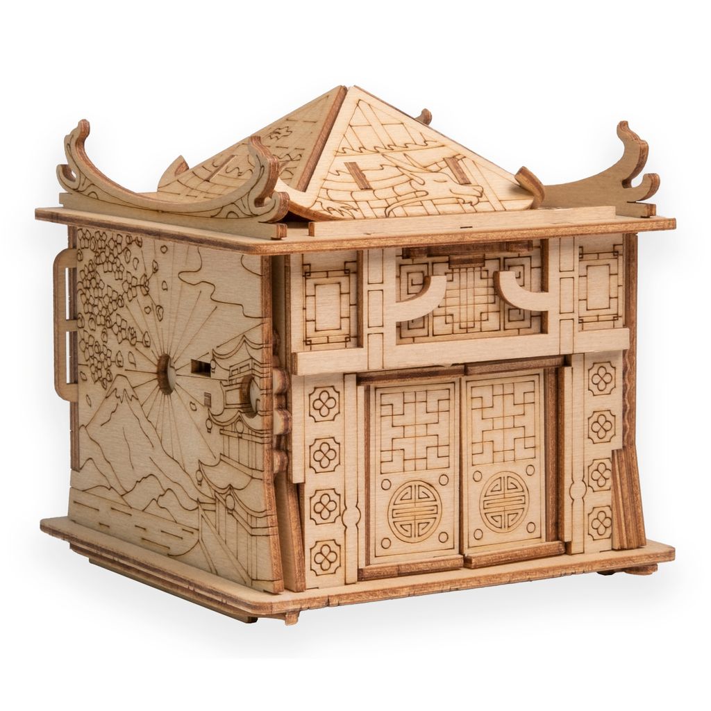 EscapeWelt Puzzle in legno Dragon House Immagine del prodotto 