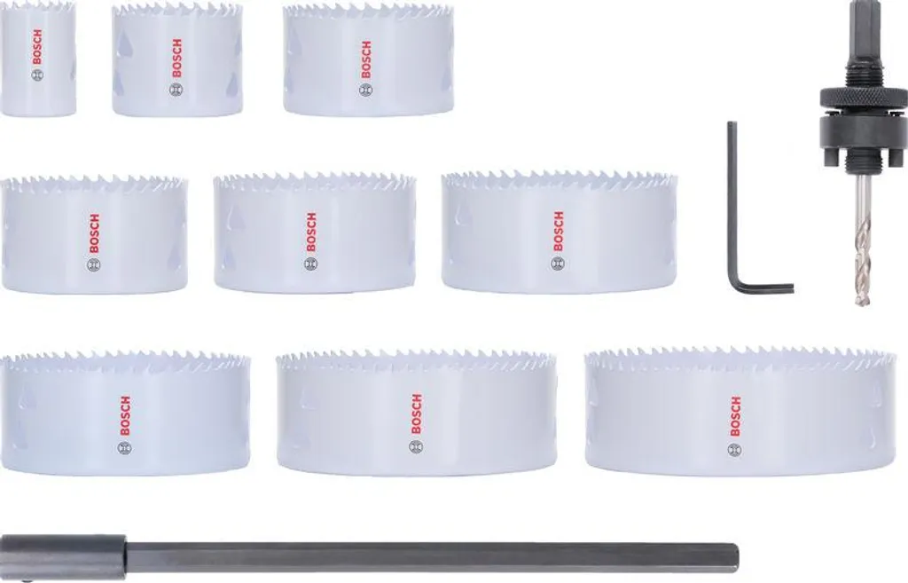 Coffret de couronnes de perçage Bosch Multi Material avec 9 diamètres - 4