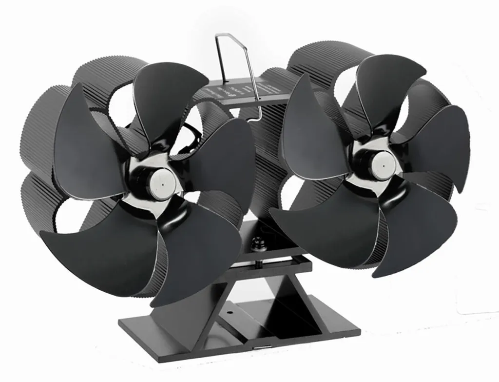 Ventilateur de cheminée 2 hélices EPSILON silencieux et auto-alimenté
