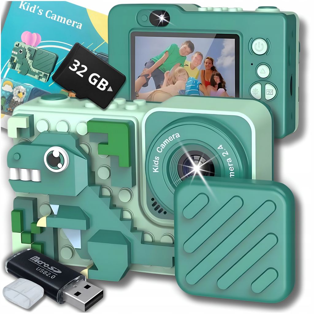 DIGITÁLNÍ FOTOGRAFICKÁ KAMERA PRO DĚTI 40 Mpx GAME SELFIE Obrázek produktu 