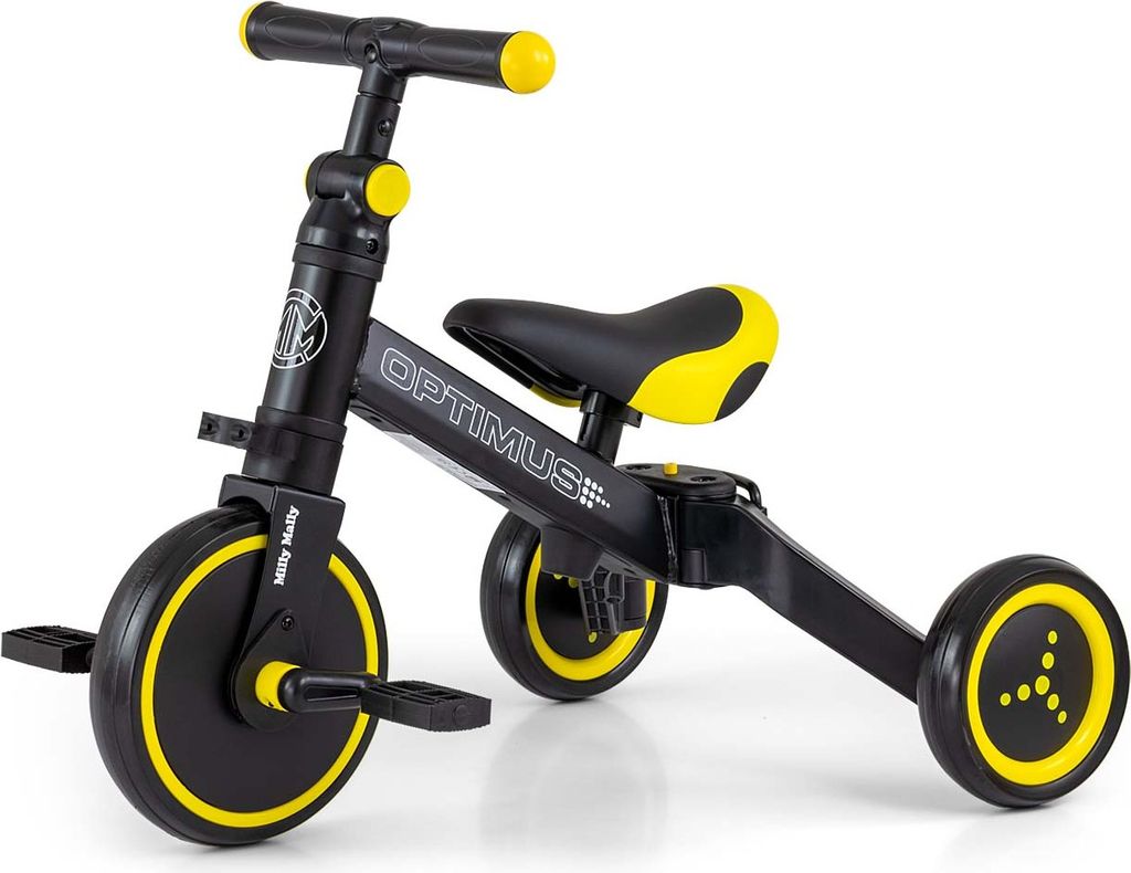 Milly Mally Optimus 3v1 trojkolka čierna Obrázok produktu 
