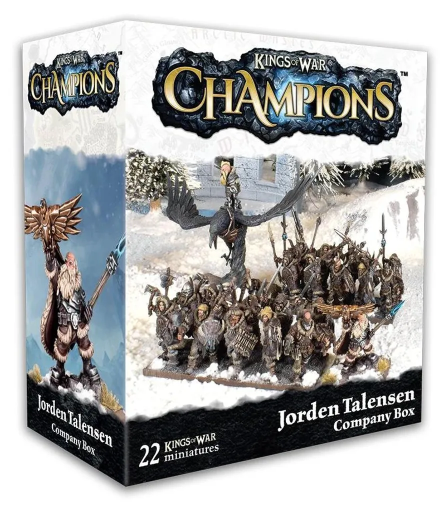 Champions Jorden Talensen Alliance du Nord Figurines Détails Résine