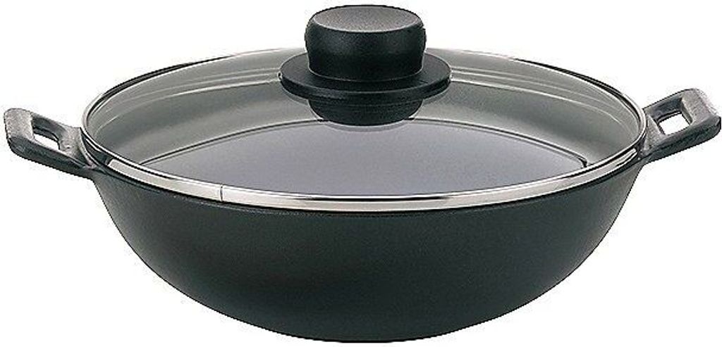 Mini wok en fonte 24cm + 4 accessoires - Kela Line - 77747 Image du produit 