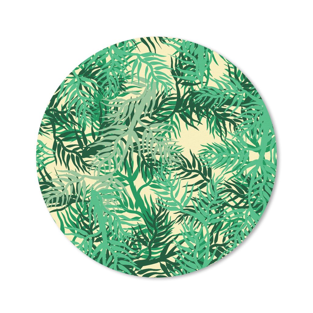 MuchoWow Mauspad Mousepad Dschungel - Muster - Camouflage 30x30 cm - Mousepads - Maus Mat - Pad - Mausunterlage - Tischunterlage - Schreibtischma...