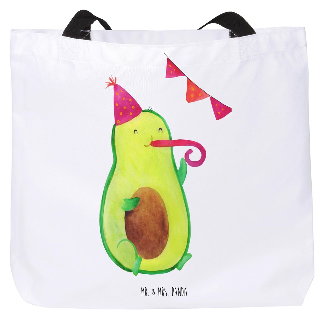 Mr. & Mrs. Panda Schultasche Avocado Geburtstag - Weiß - Geschenk, Tote Bag, Party, Strandtasche, Tasche, Frucht, Feier, Überraschung, Reisetasch...