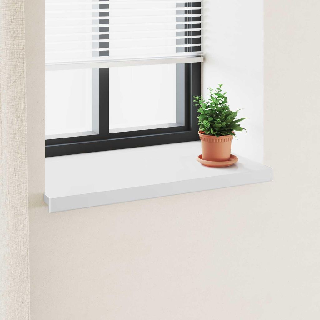 Fensterbank Weiß 60 x 50 x 4,5 cm PVC