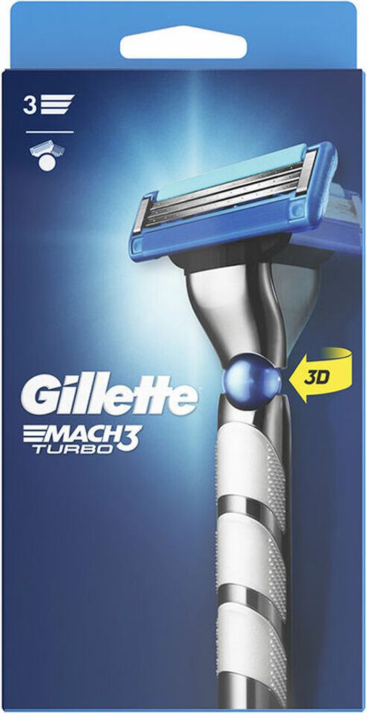 Gillette Mach 3 Turbo Máquina 1 Recambio Produktbild 
