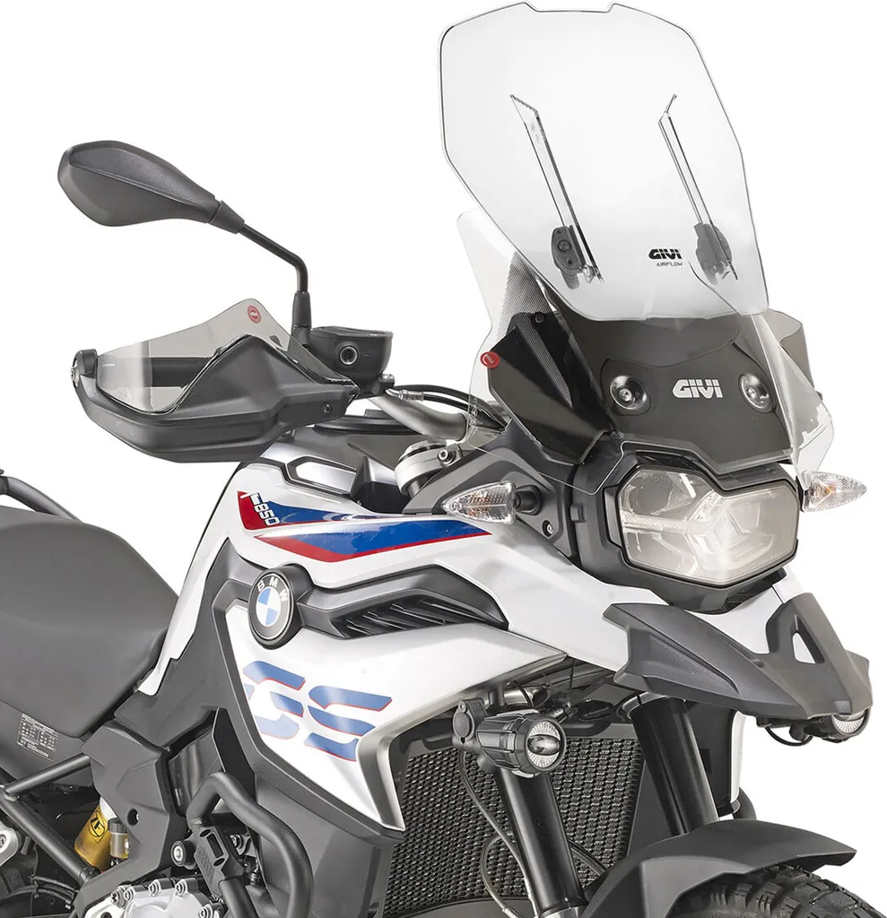Parabrezza Regolabile GIVI AF5127B Airflow per BMW GS - No Turbolenze
